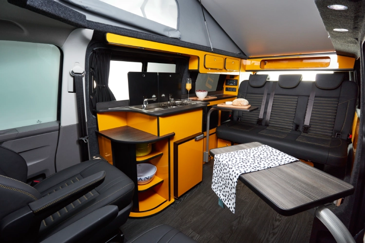 campervan interior kitchen