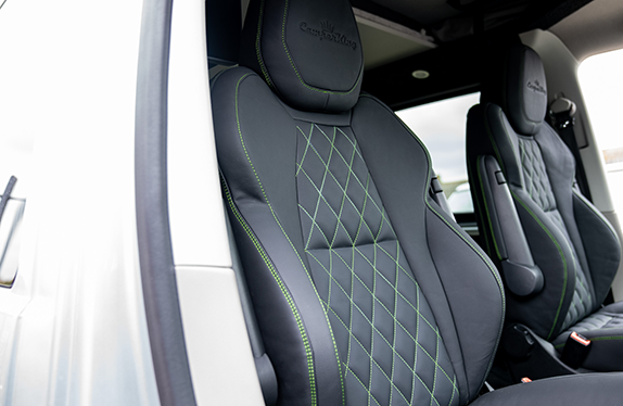 Custom driver and passenger seats