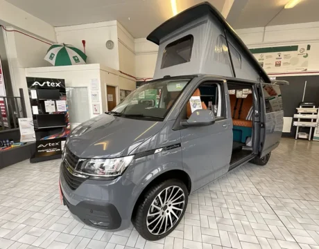 GREY VW CAMPERVAN
