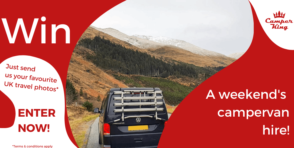 Win campervan hire for a weekend